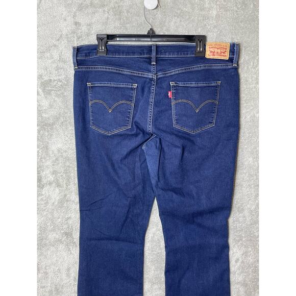 Levi's 315 Shaping Bootcut Jeans Size 32 High Rise Western Hippie Cowgirl - Picture 4 of 7